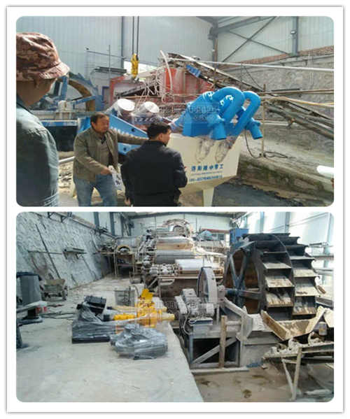 細(xì)沙回收機(jī)現(xiàn)場